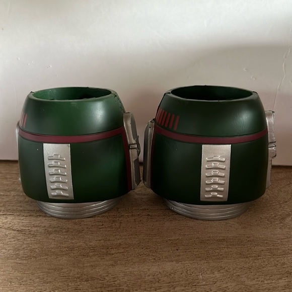 2 NEW STAR WARS Boba FETT Foam Helmet Can Coolers - Picture 2 of 4